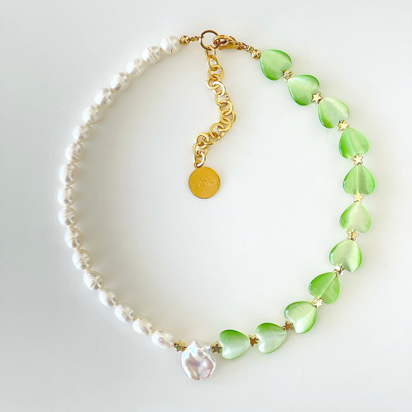 GREEN HEART CHOCKER - Lublu