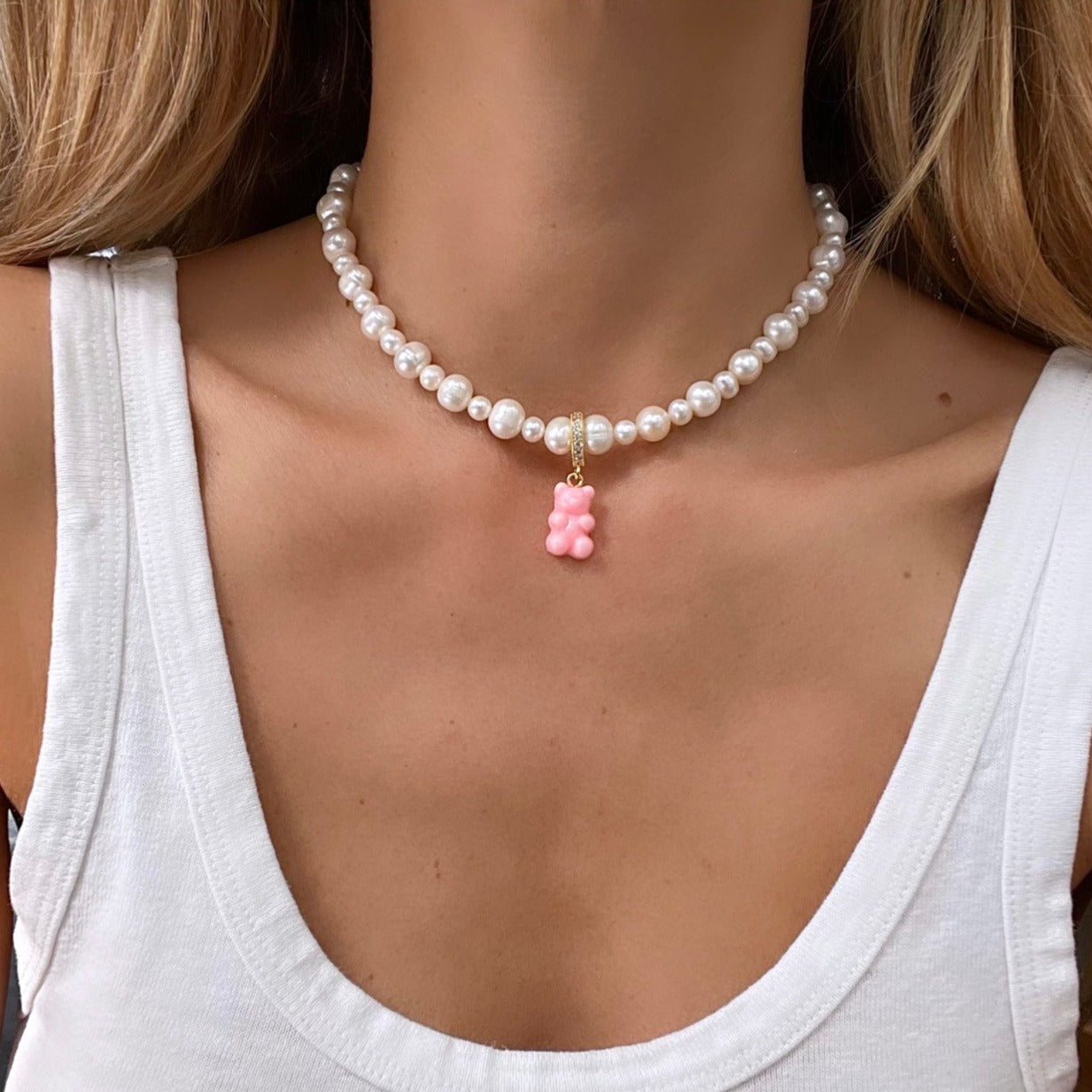 TEDDY  BEAR CHOKER - Lublu
