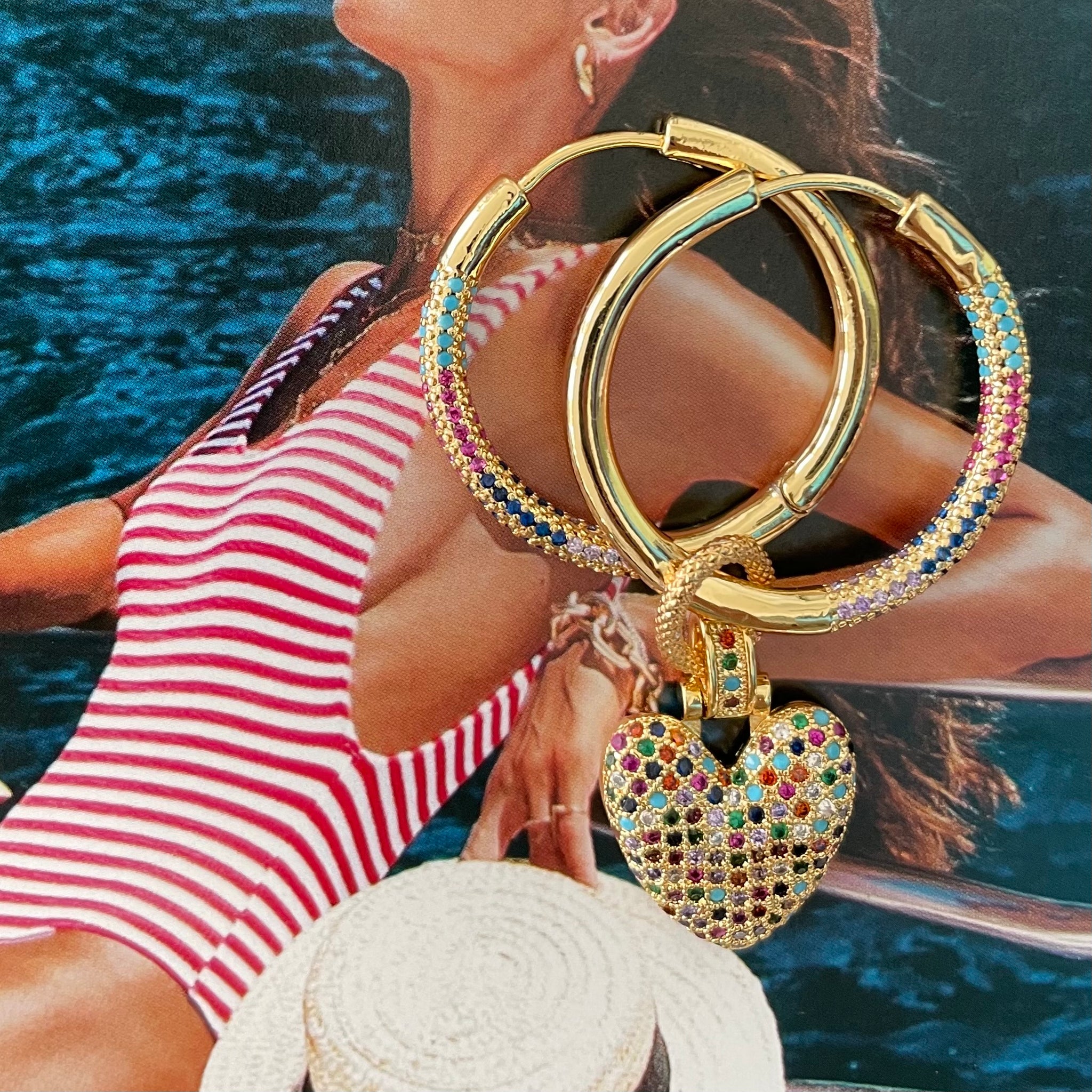RAINBOW EARRINGS - lublu.co