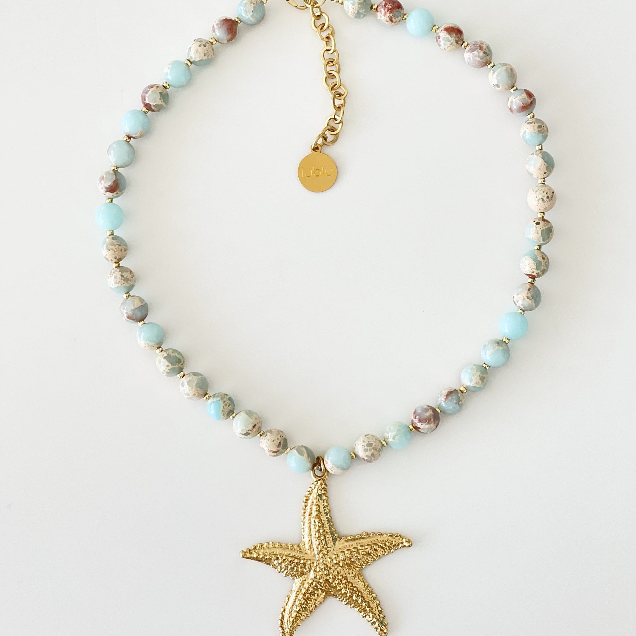 GOLD STAR NECKLACE - lublu.co